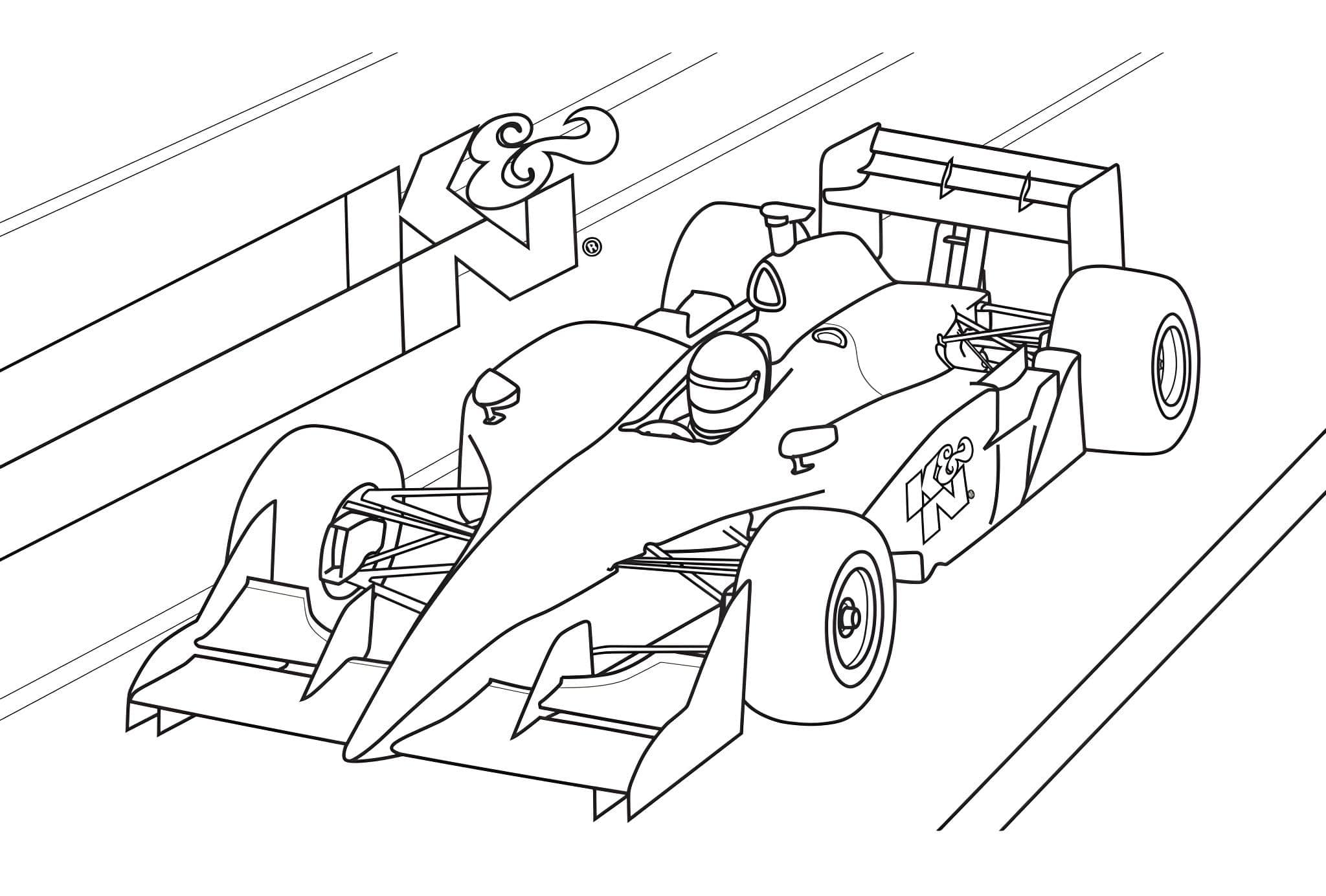 Bild Von Formel 1 Zum Ausmalen Ausmalbild