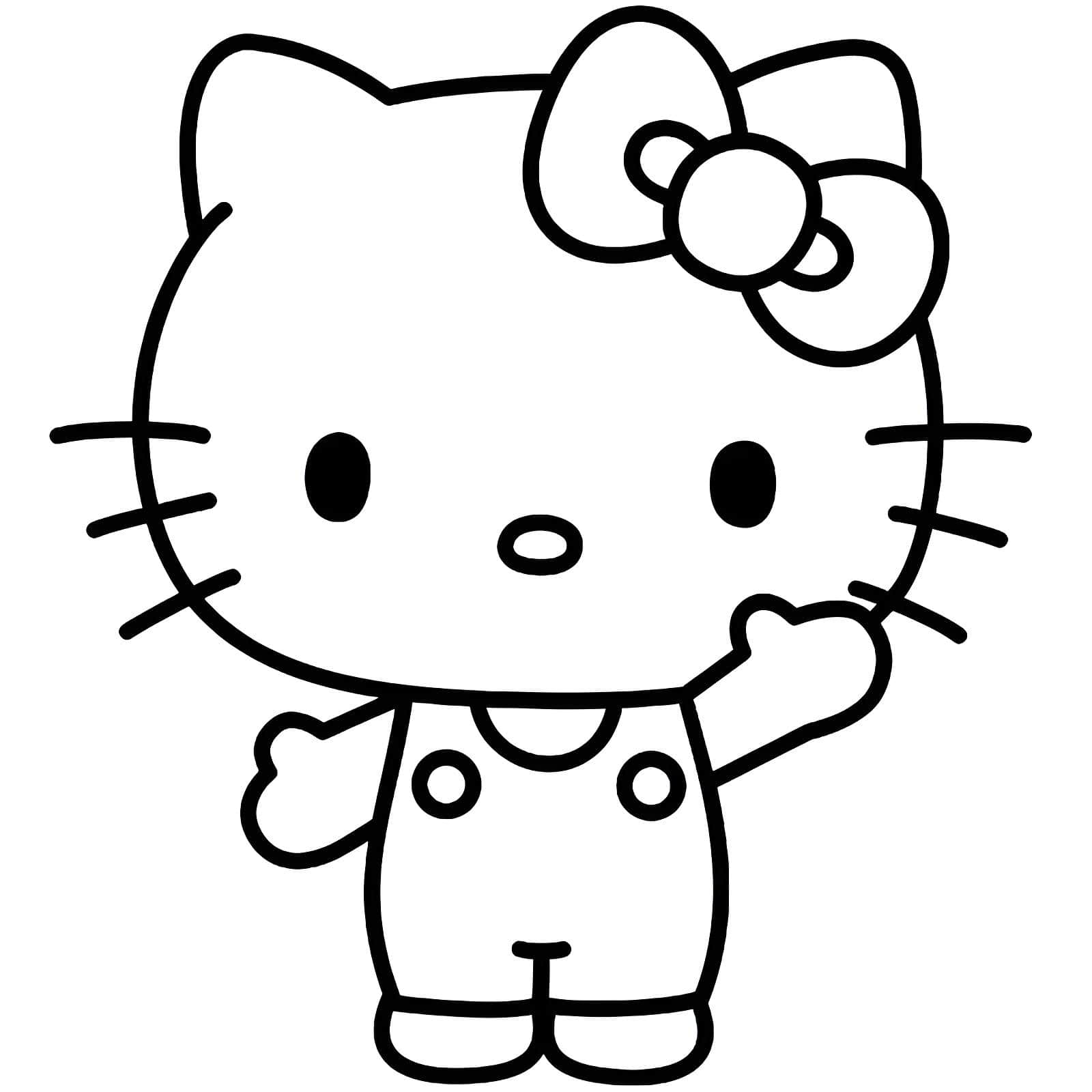 Hello Kitty Ausmalbild Zum Ausdrucken Ausmalbild
