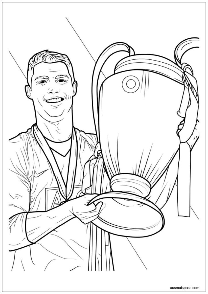 Cristiano Ronaldo Ausmalbilder