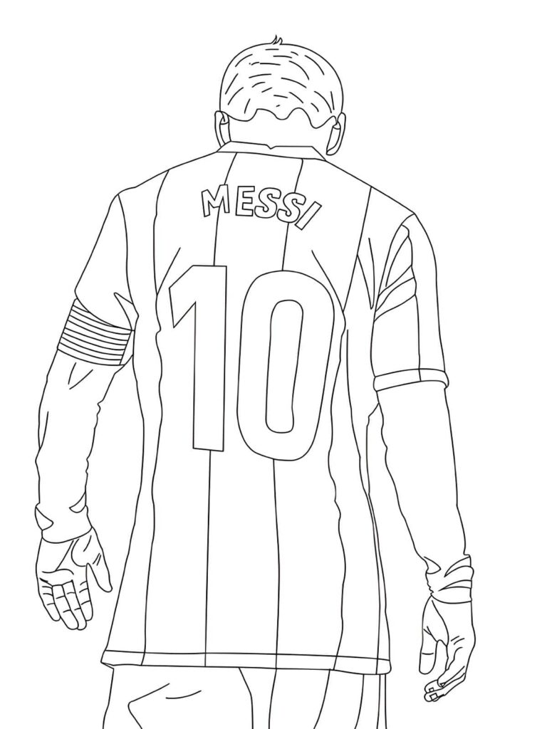 Lionel Messi Ausmalbilder