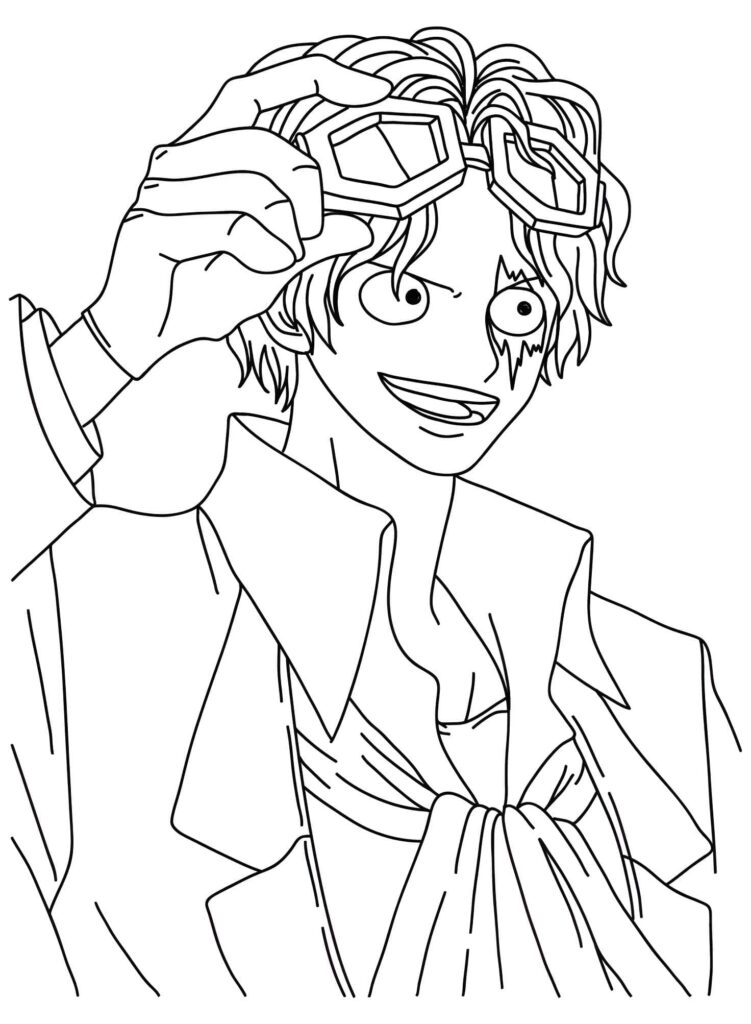 Zeichnung Von Sabo Aus One Piece Zum Ausdrucken Ausmalbild zum Drucken Zeichnung Von Sabo Aus One Piece Zum Ausdrucken Ausmalbild