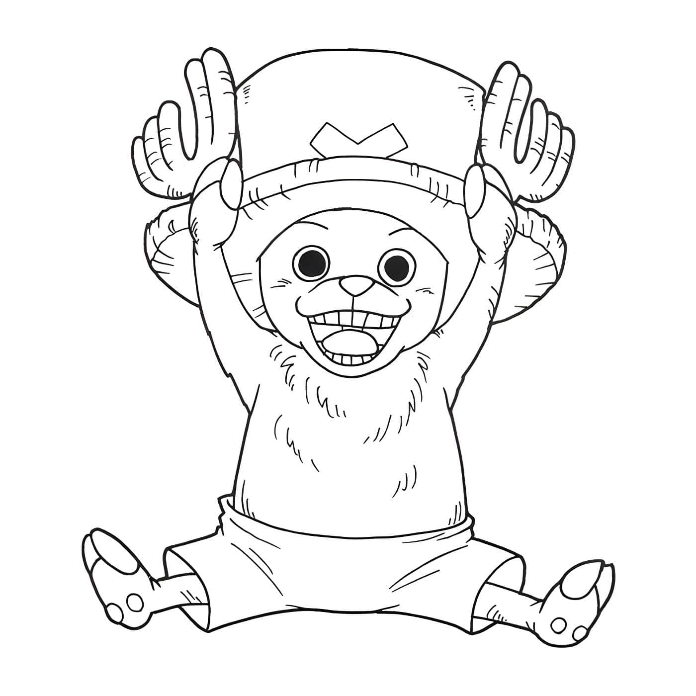 Zeichnung Von Tony Tony Chopper Zum Ausmalen Ausmalbild