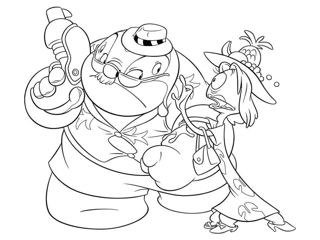 Zeichnung Der Figuren Lilo Und Stitch Zum Ausmalen Ausmalbild zum Drucken Zeichnung Der Figuren Lilo Und Stitch Zum Ausmalen Ausmalbild